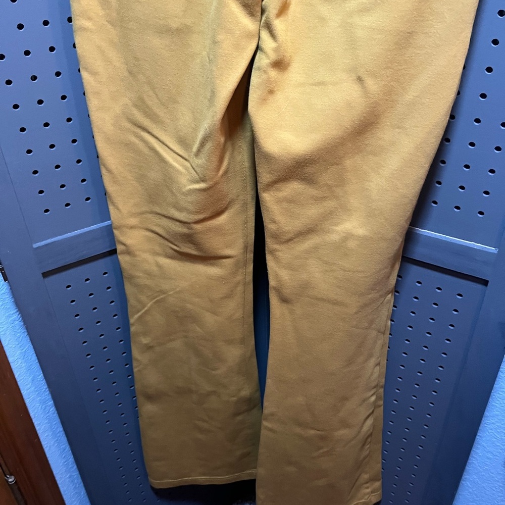 Betabrand Mustard Yellow Ponte Pants - Picture 5 of 7